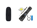 Strong Light Flashlight, Rechargeable, Zoom Power Display, Outdoor Super Bright And Portable