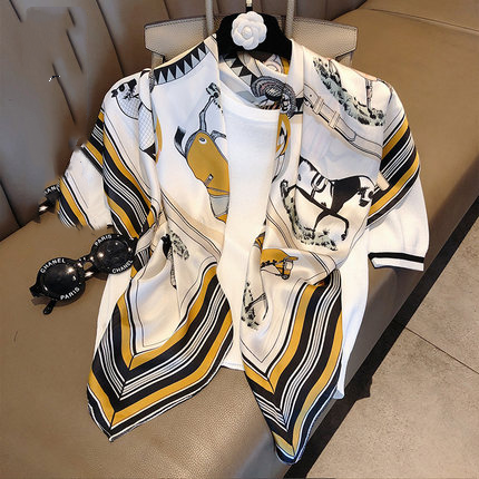 Women's New Geometric Square Scarves