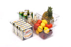 4pcs Square Fridge Bin Set
