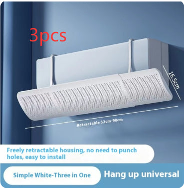 Air Conditioner Wind Shield Anti-direct Blowing Wall-mounted Universal Wind Shield Installation-free Air Curtain