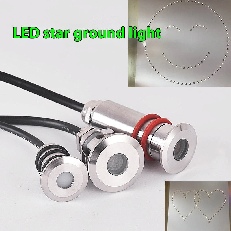 1W XINGX Underwater Aisle Underground Led Breathing Mini Floor Lamp Step Light