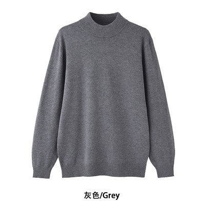 Men's Long Sleeve Warm Mock Neck Sweater