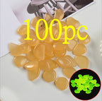 Luminous Stones Fluorescent Aquarium Pebbles Fish Tank Garden Luminous Stones