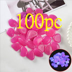 Luminous Stones Fluorescent Aquarium Pebbles Fish Tank Garden Luminous Stones