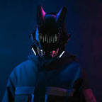 Luminous Helmet Mask Technology Sense