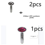 Propeller Driven Shower Head With Stop Button And Cotton Filter Turbocharged High Pressure Handheld Shower Nozzle
