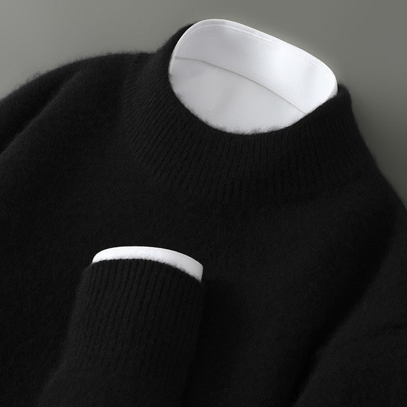 Half Turtleneck Men's Autumn And Winter Pullover Sweater