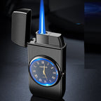 Personalized Creative Multifunctional Electronic Watch Cigarette Lighter-in-one Body Multi-purpose LED Flashing Lamp Gift Lighter