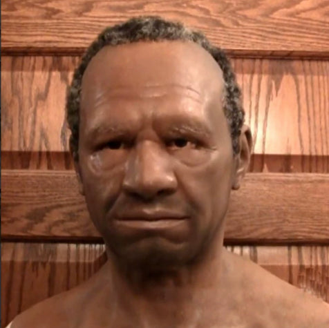 Old man mask white hair white beard headgear halloween