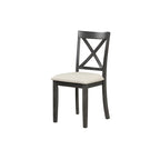 Orisfur. 5 Pieces Dining Table And Chairs Set For 4 Persons, Kitchen Room Solid Wood Table With 4 Chairs
