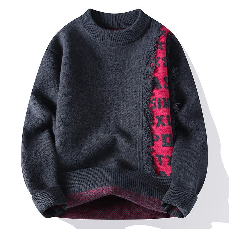 Knitted Pullover Men's Long Sleeve sweater
